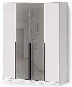 Шкаф Fabrik Home Linia 1600 (с зеркалом) Белый Ясень