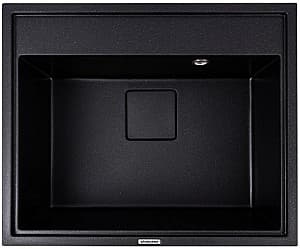 Кухонная мойка ELEFANT PREMIUM 6050 SHERLIT Black Metallic