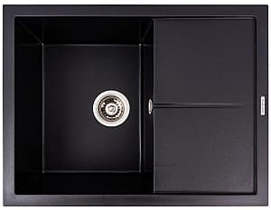 Кухонная мойка ELEFANT PREMIUM CRIPTA 6550 Black Metallic