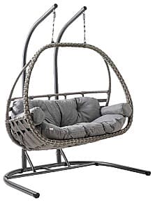 Садовые качели для дачи Sunyard Malta Double Grey