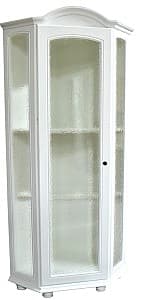 Dulap cu vitrina Viitorul Colt cu sticla Alb