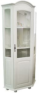 Витрина Viitorul Угловой с панелью Белый