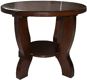 Masa de reviste Viitorul R. Rotunda 4 picioare Stejar Închis