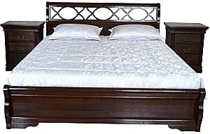 Кровать Viitorul Serenada 160x200 см Дуб Темный