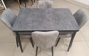 Набор стол и стулья Kelebek ES-920 (4 стула)