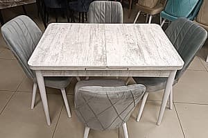 Набор стол и стулья Kelebek ES-957 (4 стула)