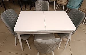 Набор стол и стулья Kelebek ES-960 (4 стула)