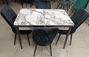 Set de masa cu scaune Kelebek ES-963 (4 scaune)