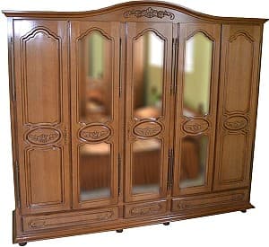 Шкаф Viitorul Valentina 5 Дверей Дуб Светлый