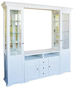 Стенка Viitorul 2 Шкафа с карнизом Белый