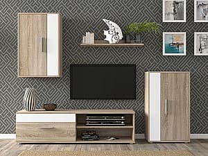 Стенка Yasen Мини Барато Дуб Сонома / Нимфея Альба