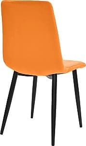 Scaun DP DC-90P N43 Catifea Orange+Black Legs