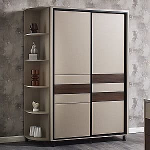 Шкаф-купе Ambianta Cristal 1.2 m Сонома Тёмный 