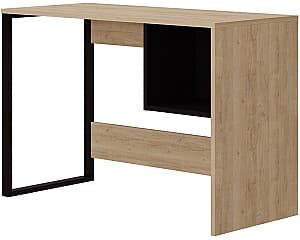 Masa de birou DECO Model 4 Black (Negru) / Sapphire Oak (Stejar)