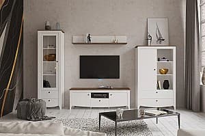 Стенка Yasen Карина Нимфеа Альба/Дуб Сонома Трюфель