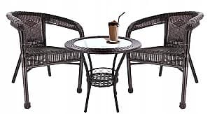 Set de mobila de grădină GardenLine FAT3045KPL (Brown)