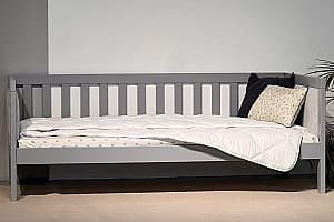 Pat copii MobiCasa Anna 90x200 Gri / Rene 21 (Gri)