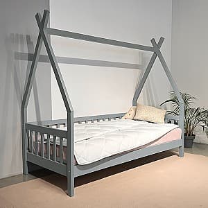 Pat copii MobiCasa Alice 90x200 Gri