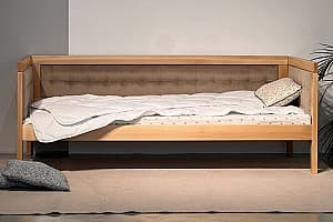 Детская кровать MobiCasa Elsa 90x200 Натуральный / Laguna 07 (Коричневый)