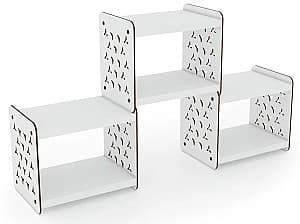 Raft de perete MG-Plus Qutus White (Alb)