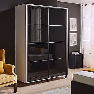 Dulap-Cupe Ambianta Torino (sticla) 1.2 m Alb