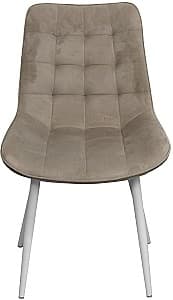 Стул DP Hans (HLR7) Бархат Camel(Бежевый) / Белый