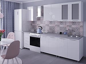 Bucatarie PS Lena 2 m High Gloss White
