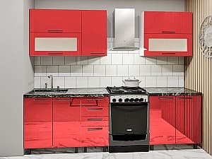 Bucatarie PS Lena 2m (in sus) High gloss Red