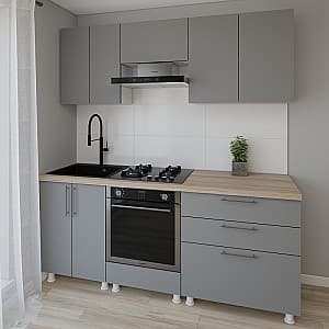 Кухня Smartex K4 200 см Графит