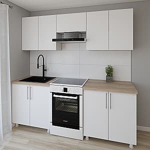 Кухня Smartex K1 220 см Белый