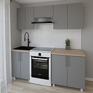 Bucatarie Smartex K1 200 cm Grafit