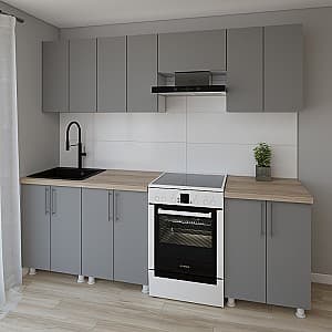 Bucatarie Smartex K1 240 cm Grafit