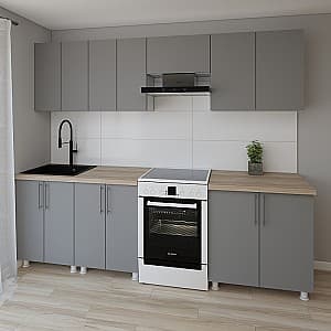 Кухня Smartex K1 260 см Графит