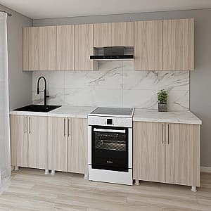 Bucatarie Smartex K1 260 cm Stejar Deschis