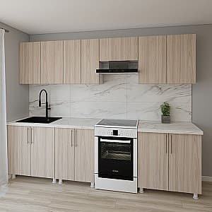 Кухня Smartex K1 280 см Дуб Светлый