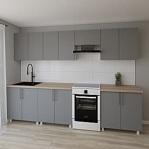 Кухня Smartex K1 300 см Графит