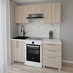 Кухня Smartex K2 180 см Дуб Светлый