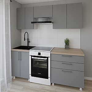 Кухня Smartex K2 200 см Графит