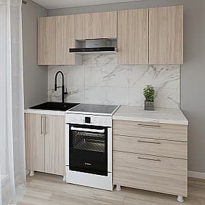 Кухня Smartex K2 200 см Дуб Светлый