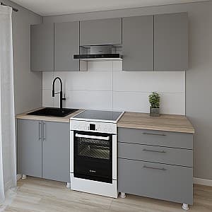 Bucatarie Smartex K2 220 cm Grafit