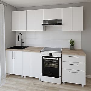 Bucatarie Smartex K2 240 cm Alb