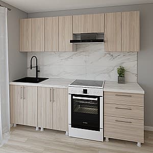 Bucatarie Smartex K2 240 cm Stejar Deschis