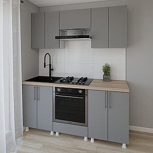 Bucatarie Smartex K3 180 cm Grafit