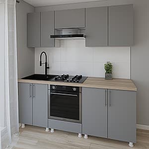 Кухня Smartex K3 200 см Графит