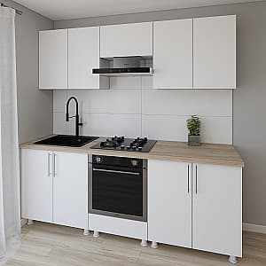 Кухня Smartex K3 220 см Белый