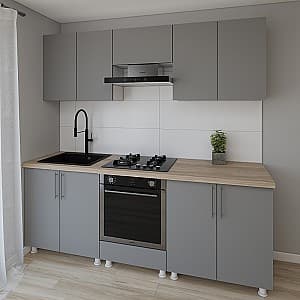 Кухня Smartex K3 220 см Графит