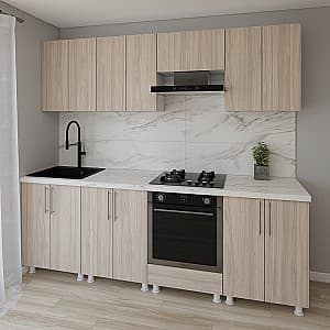 Bucatarie Smartex K3 240 cm Stejar Deschis