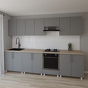 Кухня Smartex K3 300 см Графит