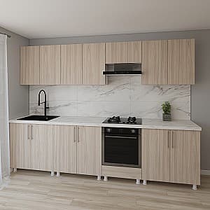 Bucatarie Smartex K3 300 cm Stejar Deschis