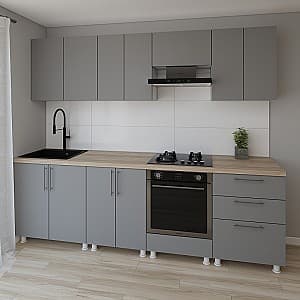 Кухня Smartex K4 260 см Графит